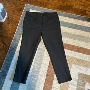 Gray Lululemon size 33 ABC Pants. HEMMED 25” inseam